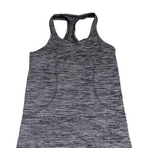 Lululemon Peloton Gray Black & White Women's Racerback Tank Top Size Medium